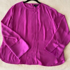 J crew fuchsia blouse